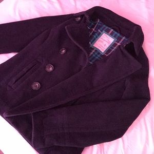 Navy pea coat